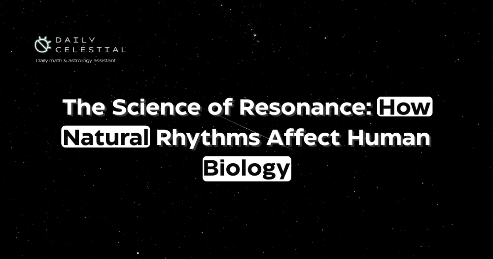 Human DNA and Earth resonance visualization