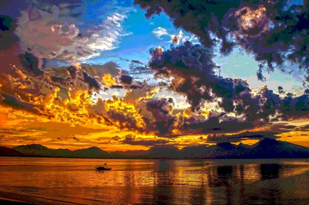 At sunset time you need to think globally